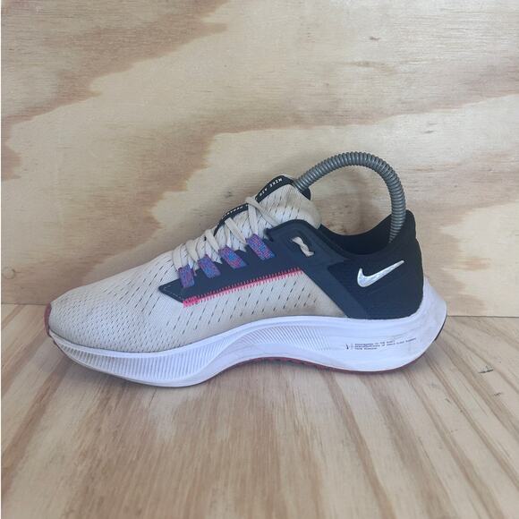 Nike - Air Zoom Pegasus 38 - Running Shoes -White/Blue -Women's - 6 - CW7358-101 - Picture 4 of 9